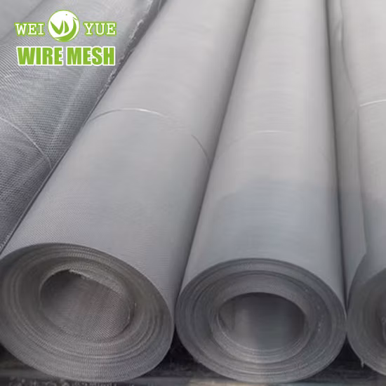 Rete metallica del foro quadrato della rete metallica dello schermo della rete metallica del nichel di stampa rotativa del nichel puro della maglia 100 200 ad alta densità