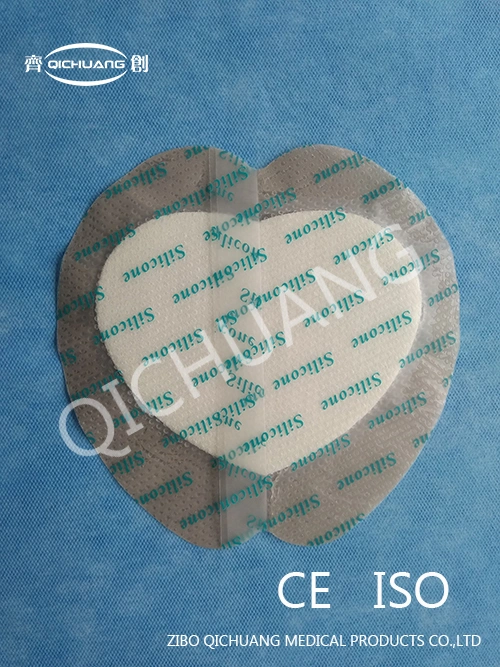 Silicone Gel Foam Dressings with Border High Absorbency